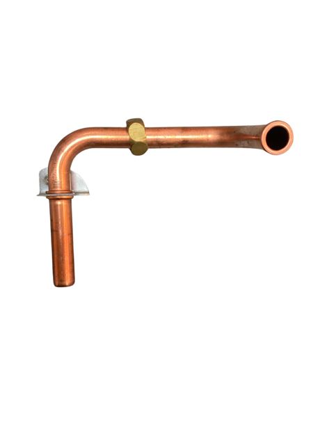 Gas pipe, bottom